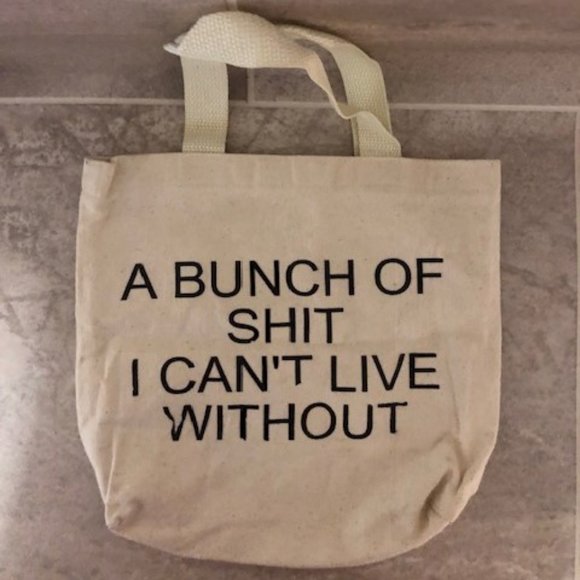 Handbags - 3/$12 Small White Canvas Tote Bag